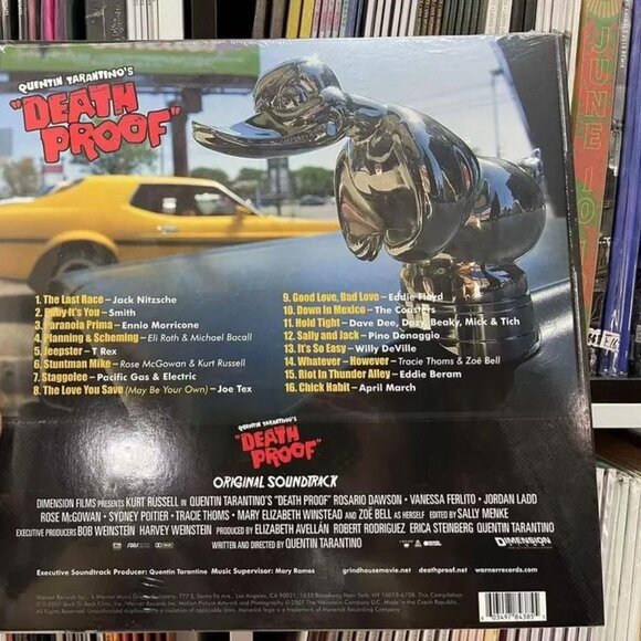Death Proof Soundtrack LP ~ Ltd Ed Tri-Color (Red, Black & Clear) ~ New/Sealed! - Picture 3 of 3